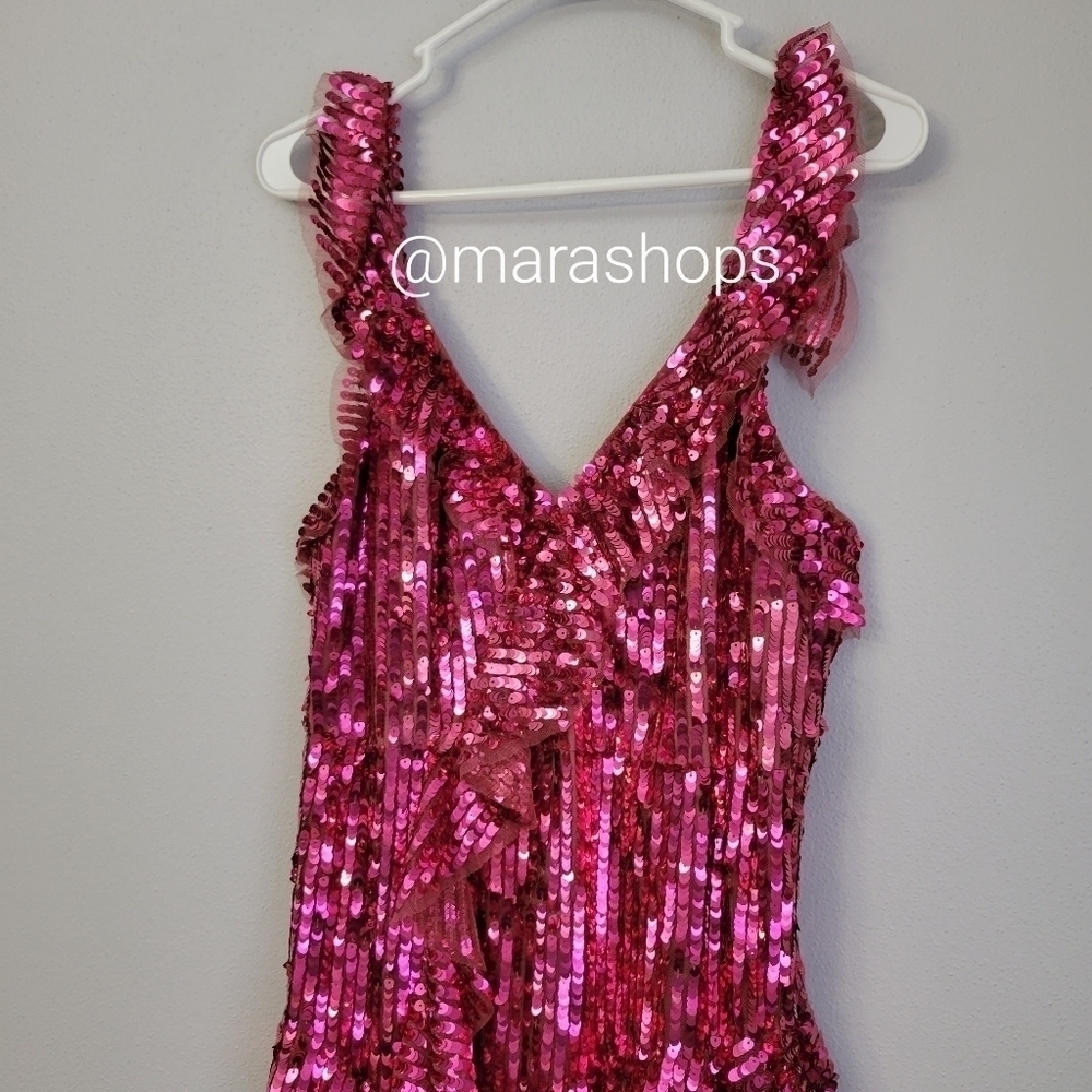 Needle & Thread Scarlett Sequined gown - Picture 4 of 11
